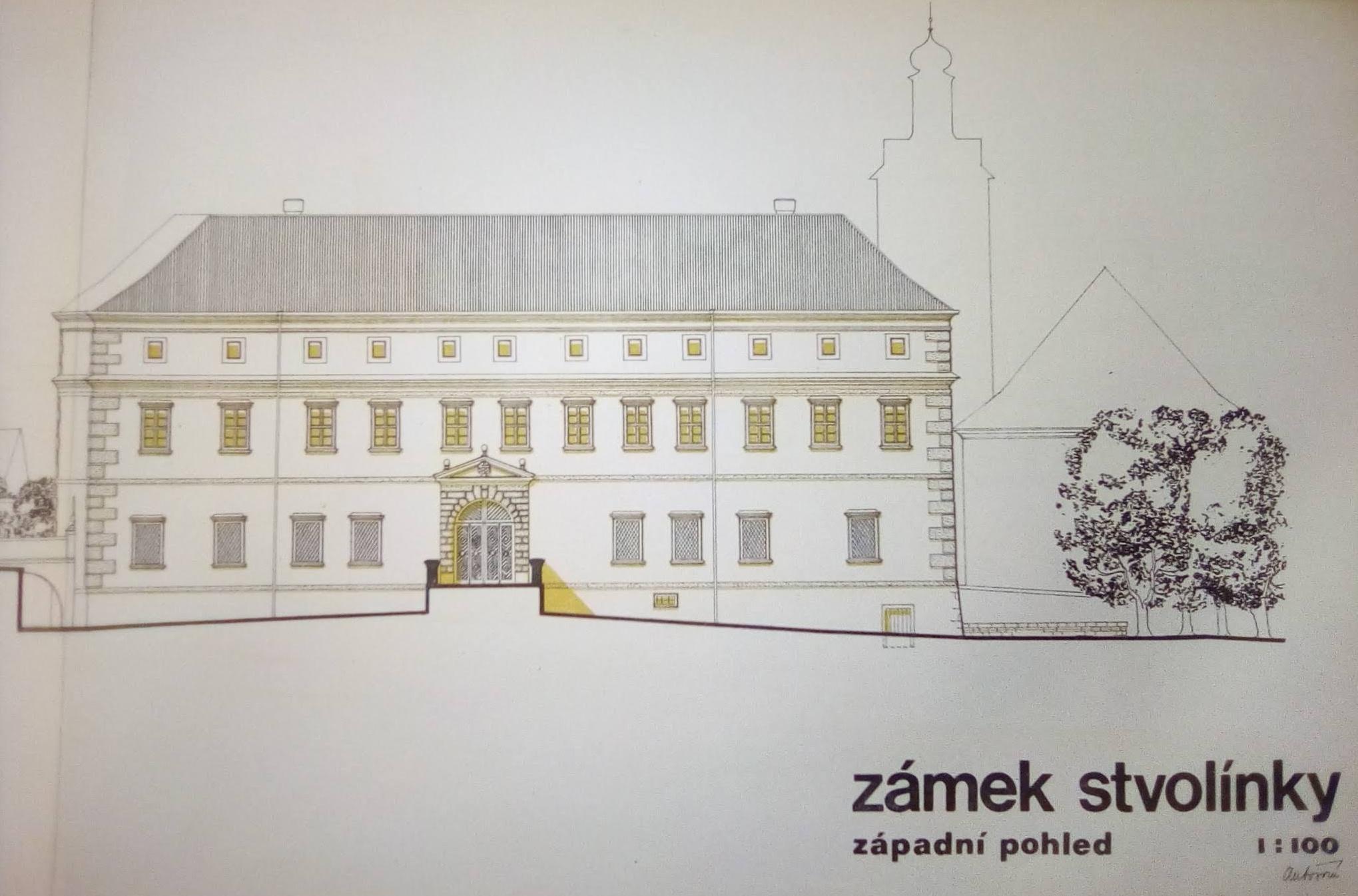 Pohled na zámek od západu