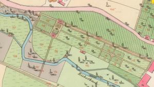 Zámecká zahrada 1843 (zdroj: ČUZK)