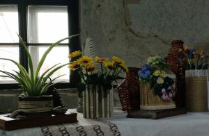 Květinová výzdoba Zámku Stvolínky